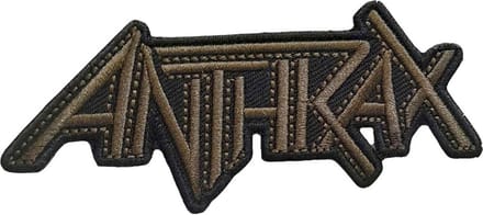 Anthrax - Brown Logo Patch - Bruin