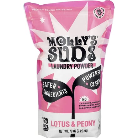 Molly'S Suds, Poederwasmiddel, Lotus & Pioenroos, 2,23 kg(79 Oz) pink