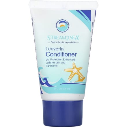 Stream2Sea, Après-shampoing sans rinçage, 1 fl oz (30 ml) white