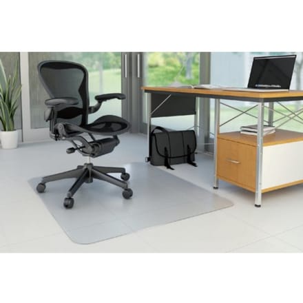 vloerbeschermer harde vloeren - 90 x 120 cm - bureaustoelmat - polyarbonaat – transparant - bureau accessoires
