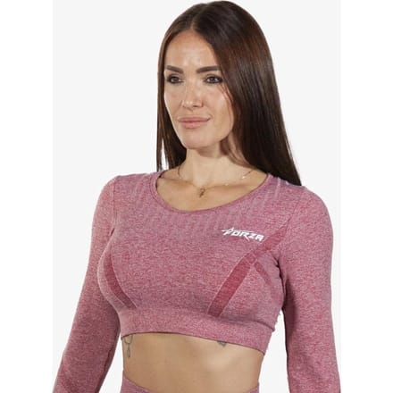 FORZA - Maat L - NAADLOZE CROP TOP - FLAMINGO PINK