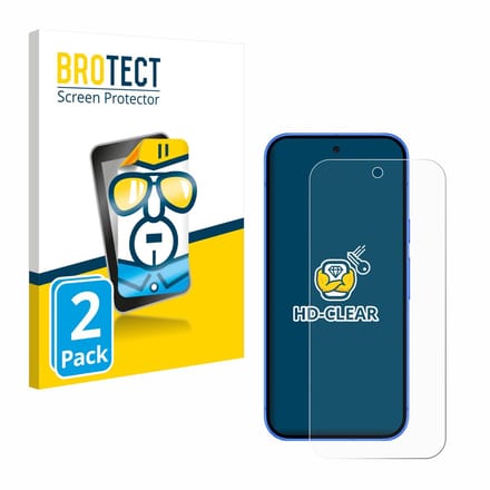 BROTECT - Screenprotector voor Google Pixel 10 - Folie Beschermfolie transparant 2 Stuks