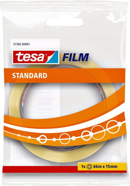 Plakband Tesa Standard 66 M 15 Mm Transparant (10 Stuks)