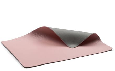 BITZ Placemat 46 x 33 cm 4 st. Grijs/Light pink