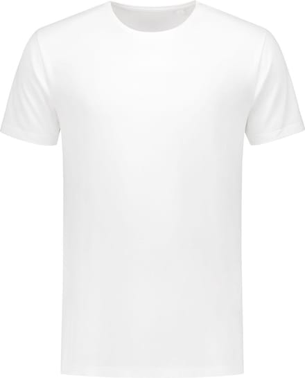 L&S T-shirt crewneck fine cotton elasthan