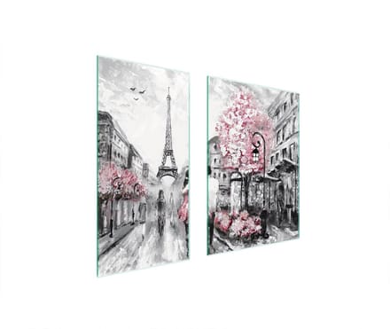 TMK ArtDeko - Snijplank - 75x52 cm - Glas - Parijs