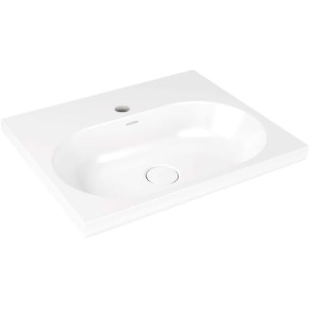Kaldewei CENTRO countertop washbasin 3055 with 1 tap hole, 60 cm 902806013001