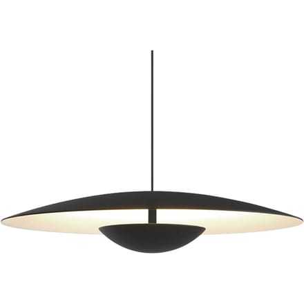 MARSET Ginger LED hanglamp, Triac Ø32cm zwart/wit