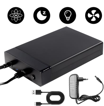 3.5 Inch HDD Behuizing - Externe HDD Behuizing - 5 Gbps - 2.5/3.5 SSD/HDD tot 16TB - UASP - 12V Adapter