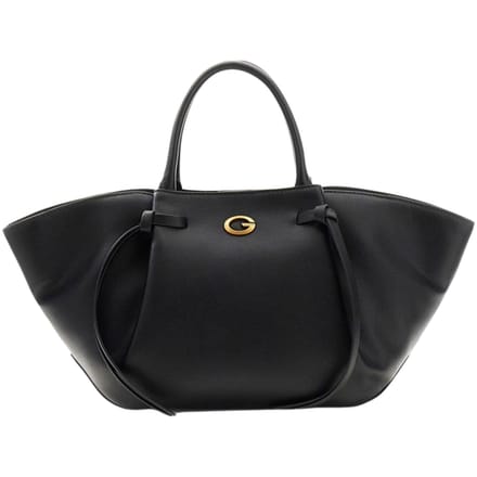 GUESS schoudertas handtas Allegra Girlfriend Satchel Black zwart
