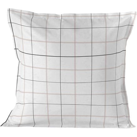 Kussensloop Tartan | Blanc