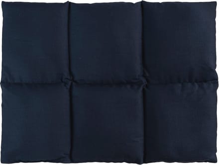 Groot Korrelkussen 40x30 cm met 6 Kamers in Donkerblauw