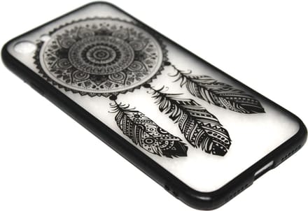 Mandala dromenvanger hoesje zwart Geschikt voor iPhone 5 / 5S / SE