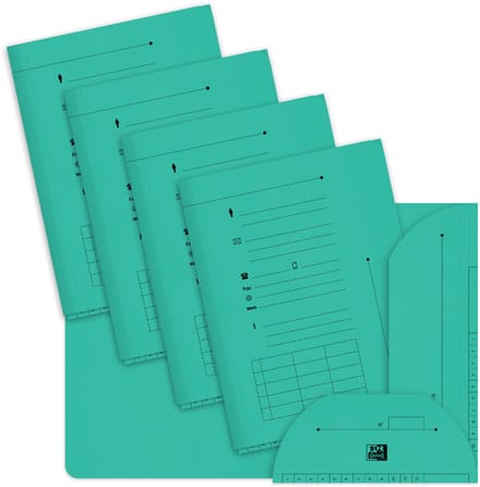 Oxford dossiermap HV, PASTEL groen, 240 g/m2