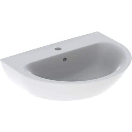 Geberit Renova washbasin 65 x 50 cm with tap hole and overflow 500.372.01.1