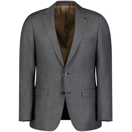 Roy Robson Colbert Fine Wool Natural Stretch Grijs / male