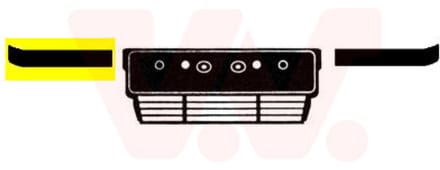 Van Wezel - BUMPERLIJST VOOR BMW 5 E34 1987-1996 51111944178