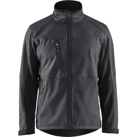 Blaklader Softshell Jack 4950-2516 - Mannen - Grijs/Zwart - M