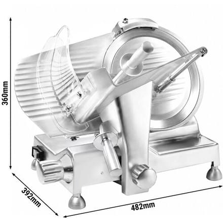 GGM Gastro Aufschnittmaschine mit Self-Lock-System - 150 Watt - Messer: Ø 250mm
