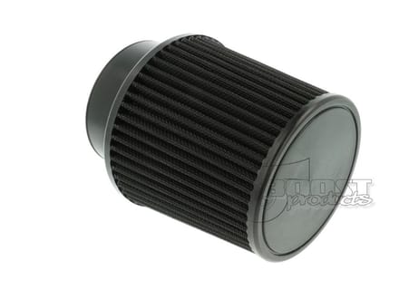 Universeel luchtfilter 127mm / 89mm aansluiting, zwart