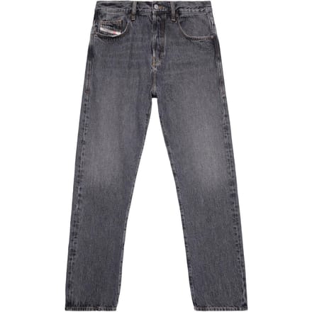 Diesel Heren Viker rechte jeans (Zwart)