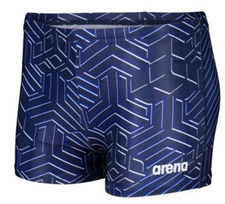 Arena zwemshort Jongens - Zwart/Blauw/Wit - Maat 116