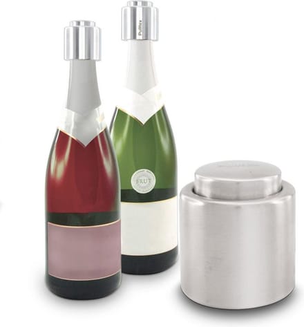 Pulltex champagne cava schuimwijn afsluiter inox