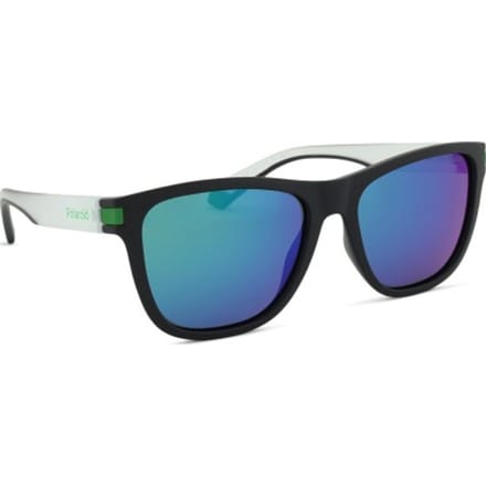 Polaroid Square Unisex Mat Zwart Groen Grijs Spiegel Gepolariseerd PLD 2138/S