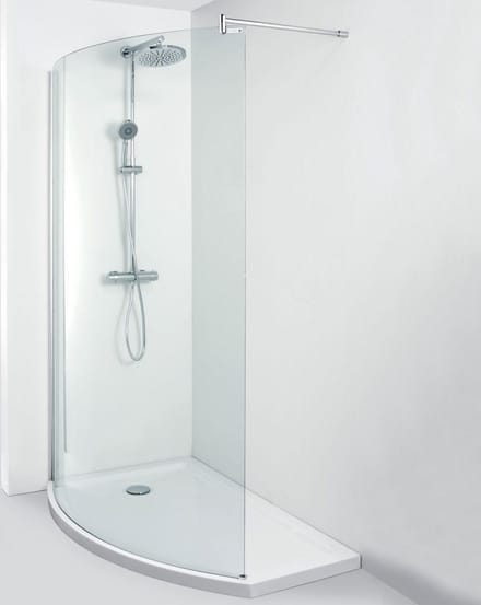 Allibert Inloopdouche Wings 120x220cm - Chroom Profiel - 8 Mm Helder Glas