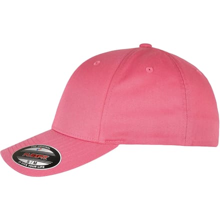 Urban Classics - Wooly Combed Flexfit pet - XXL - Roze