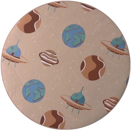 LIVARNO HOME Rond vloerkleed 120 cm (Beige)