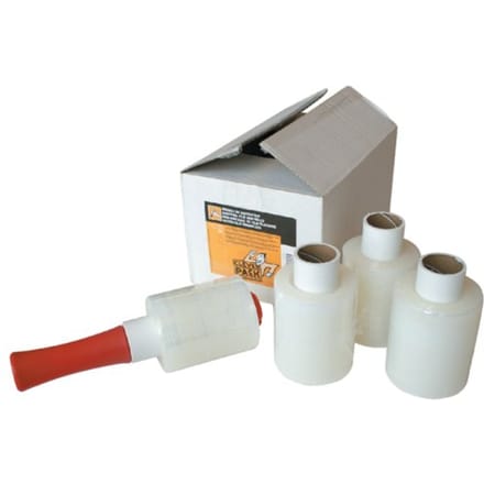 Wikkelfolie CleverPack 10cmx250m 20mu met afroller transparant pak à 6 rol