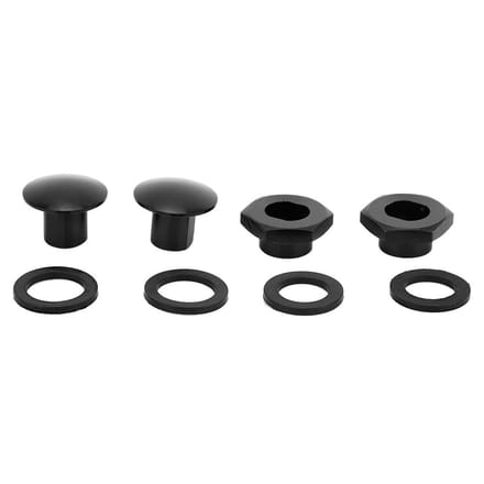 Kit de Quincaillerie de Jambe de Force de Lunette Arrière en Aluminium Accessoire Complet pour Honda Civic 92 95 black