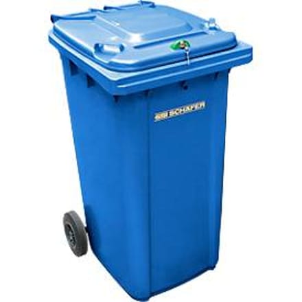 Container voor vertrouwelijke documenten GMT, 240 l, blauw