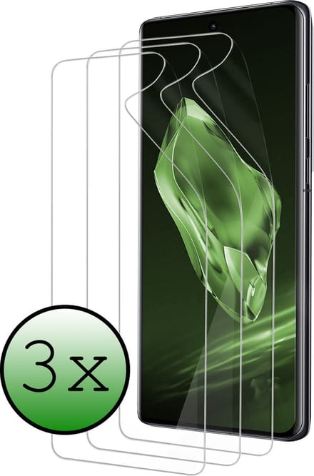 Screenprotector - 3 Stuks Folie - Geschikt voor OnePlus 12 - Ultra Clear - Bescherm Folie - Soft TPU - Screen Protector