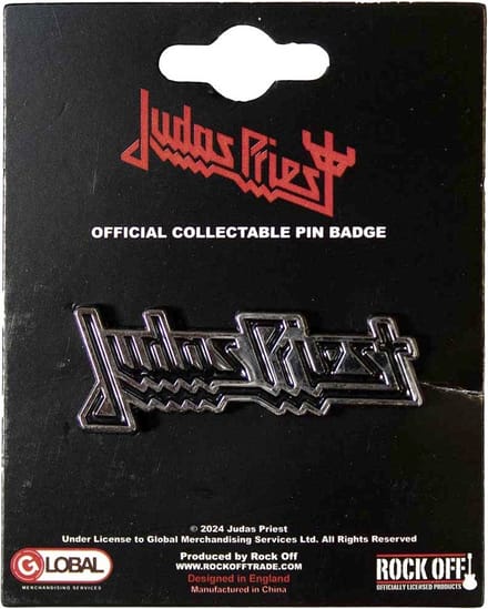 Judas Priest - Logo Pin - Zilverkleurig