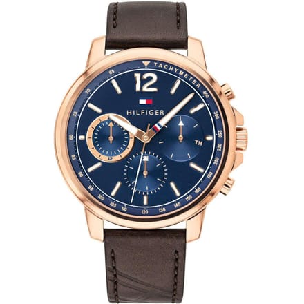 Montre pour homme Tommy Hilfiger 1791532 44mm marron
