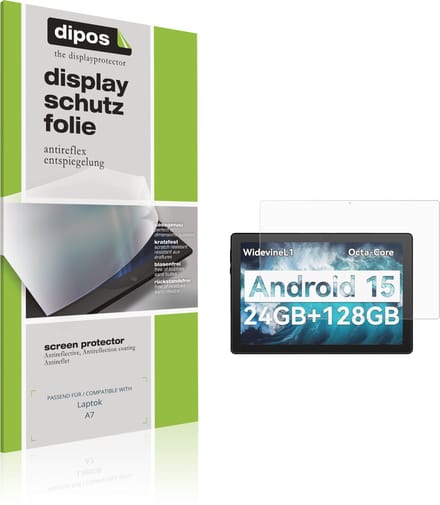 dipos – 2x Matte Beschermfolie geschikt voor Laptok A7 | Krasbestendige & antireflecterende Screenprotector Ultra-Thin