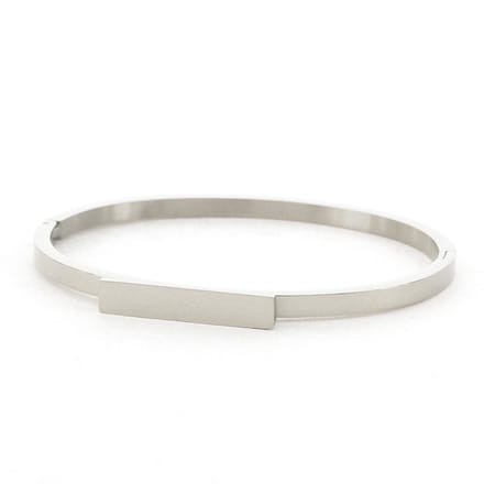 Kalli Armband (sieraad) Bangle Rechthoek Zilver