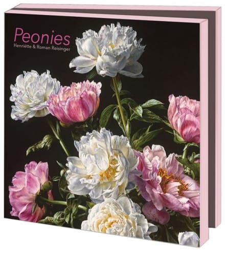 Kaartenmapje Peonies, Henriëtte & Roman Reisinger 10 Stuks