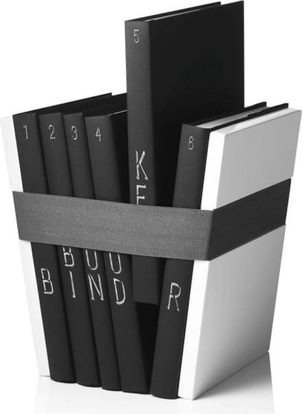 Menu - Boekensteun - Wit - Hout - Klein