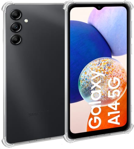 Geschikt voor Samsung A14 5G Hoesje – Shock Proof Case – Cover Transparant