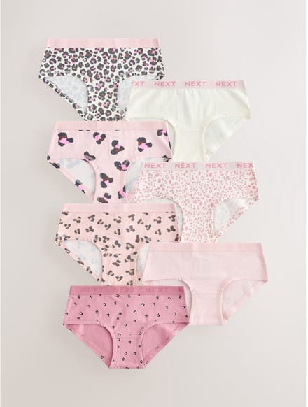 Next - Meisjes - Set van 7 hipsters - Roze