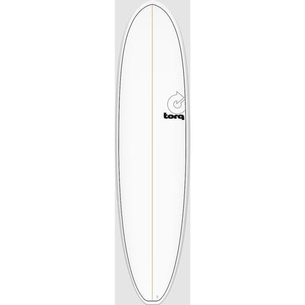 Torq Epoxy Tet V+ Funboard Pinlines 7'4 Surfboard patroon