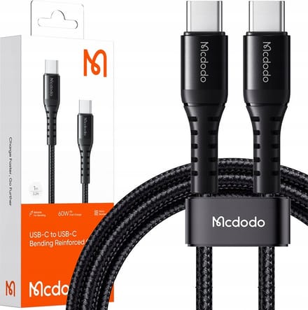 Mcdodo® Usb c naar Usb c - Kabel - Snelladen PD 3.0 - 60W - 1 meter
