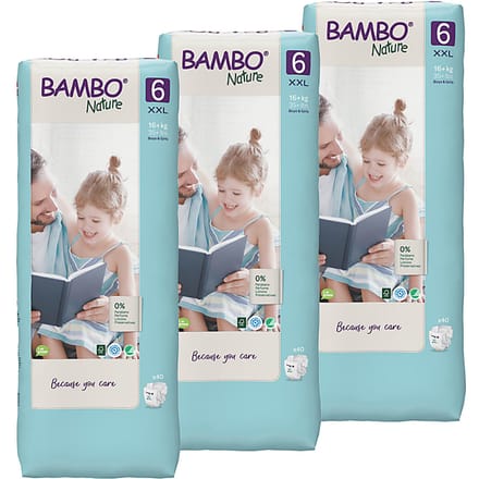 Bambo Nature Luier Maat 6 Voordeelverpakking 120 stuks