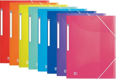 Oxford Urban elastomap, voor ft A4, geassorteerde transparante kleuren - 1 stuk