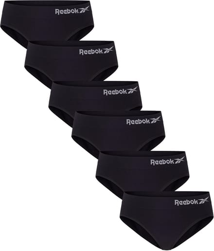 Reebok Naadloze Brief Raina - Maat XS - 6 Pack - Zwart