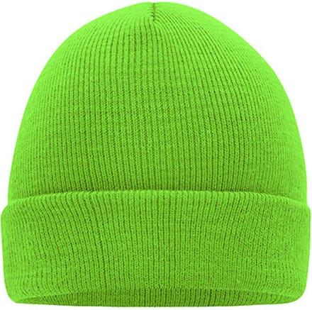 Myrtle Beach 'Knitted Cap' Beanie Felgroen