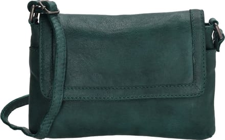 Beagles Maspalomas Crossbody Schoudertas - Leren Dames Tas - Petrol